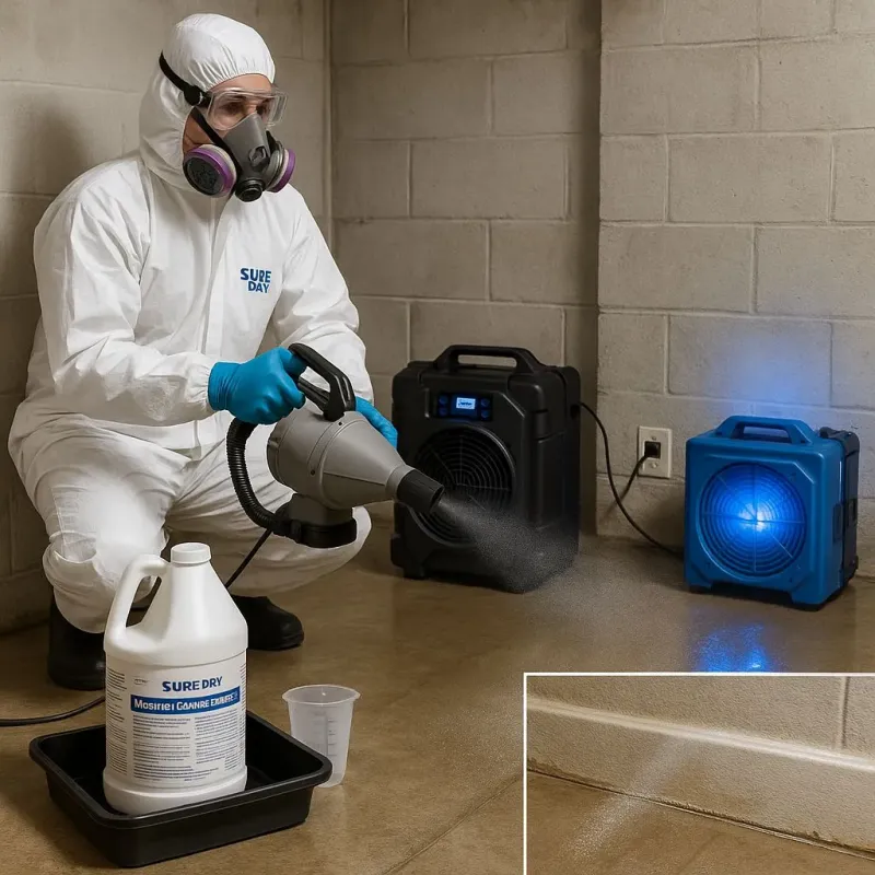 Sanitization and Odor Removal process in Blanchard, OK